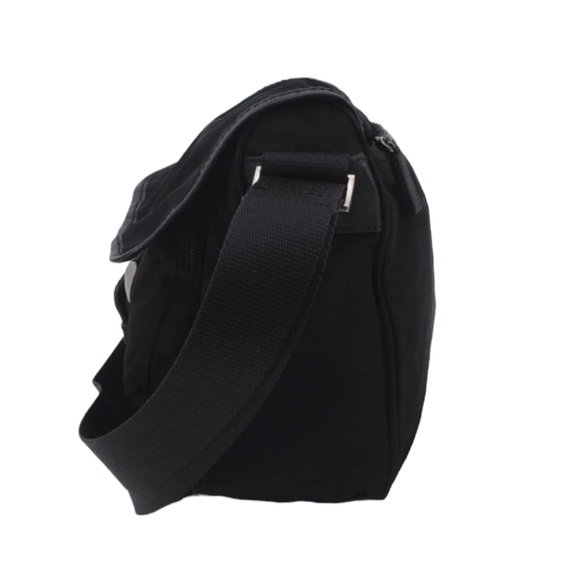 SOLD Prada Tessuto Black Nylon Small Messenger Bag Crossbody Bag Handbag - Picture 3 of 16